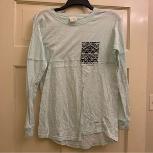 VS PINK Aztec Pettern Pocket Tee💙